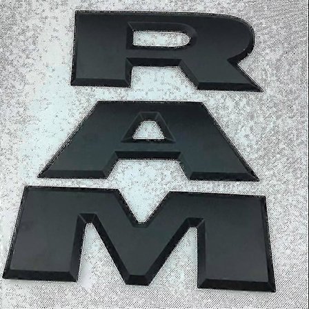 Passer for Dodge Ram Bagasjerom Logo Pickup Klistremerker for Ram 1500 2500 3500 Bak Stor Bil Klistremerke-jc