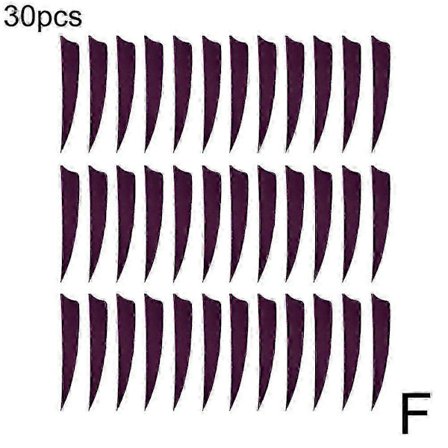 2025 30 stk. bueskyting pilfjær naturlig fjær Turkey Fletches Bow Arrow