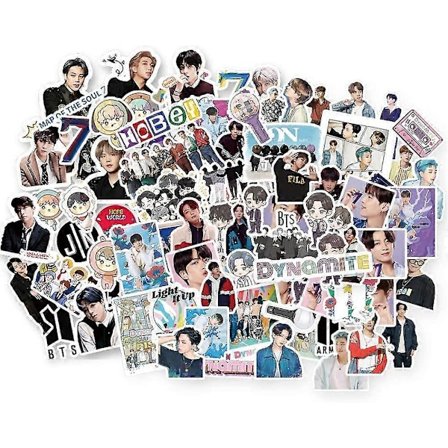 Bts-tarrat 106 kpl Sekalaiset Tarrapakkaukset Teineille Vedenkestävät Tarrat Vesipulloille Kannettaville Puhelimen Koteloille Rullalaudoille