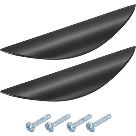 2 stk. - skap håndtak - dørhåndtak - halv - måne skap håndtak - hullavstand 96 mm - skuff håndtak