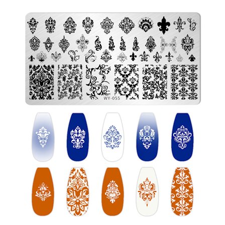 Gjenbrukbare blomstermaler i rustfritt stål for kvinner og jenter