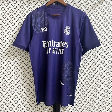 24-25 Real Madrid Y-3 Special Edition Fotbolls T-shirt S-2XL