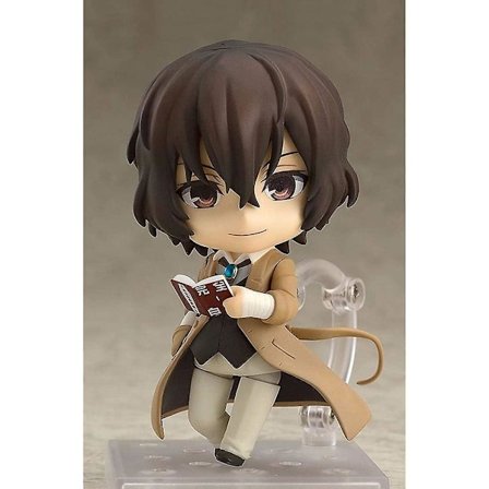 Bungo Stray Dogs Dazai Osamu Nendoroid Actionfigurer Q Versjon Tilbehør Bevegelig Spillkarakter Modell Anime Figurer