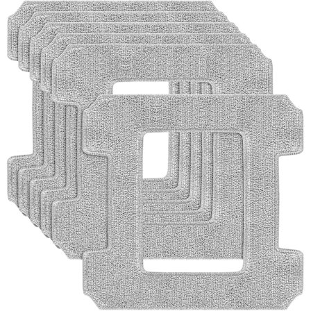 6-pakke rengjøringspads for Ecovacs Winbot W1 / W1 Pro / W2 / W2 Omni vindusvaskroboter, vindusvaskrobot, vaskbar mi