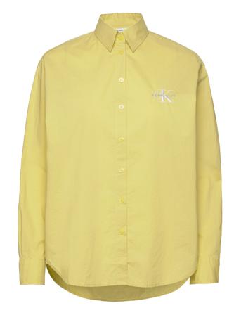 Monologo Relaxed Shirt Yellow Calvin Klein Jeans