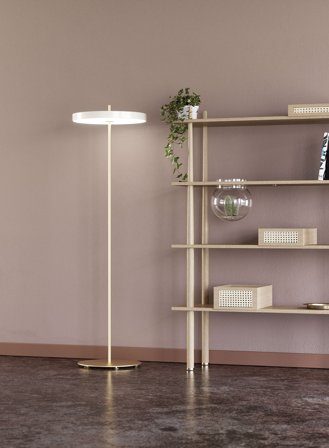 Asteria gulvlampe - perlemor