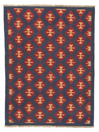 Orientalisk Kelim Ghashghai Matta 170X229 Svart/Mörkröd Persien