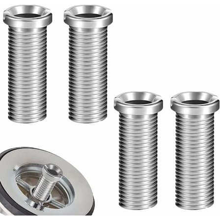 4 stk. vaskeskruer 35mm rustfrit stål hule skruer Dr