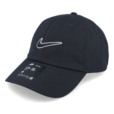 Nike - Black unconstructed Czapka Z Daszkiem - Club Cap Black/Black Dad Cap @ Hatstore