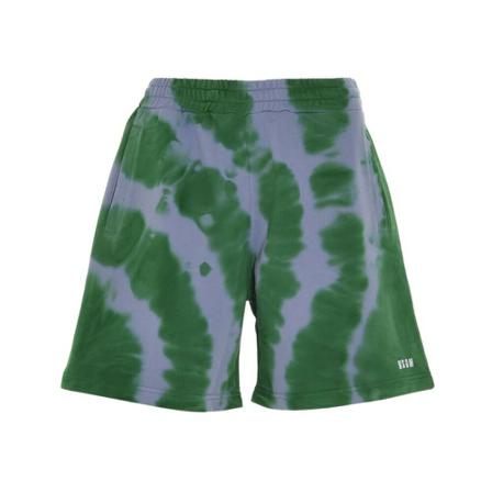 Msgm Shorts with Print Grøn, Herre Chino Shorts, Størrelse: L