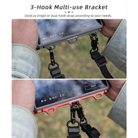 RC 2/1 -kaukosäätimelle kantohihna kantokahva Mini4 Pro monitoiminen vatsatukikiinnikesarja B