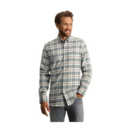 State of Art Greige , Grijs , Heren , Maat: 2XL Casual Overhemden