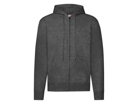 FRUIT OF THE LOOM Zip Hoodie mörkgrå S - Lyreco - Yrkeskläder > Tröjor och Sweatshirts > Zip-tröjor