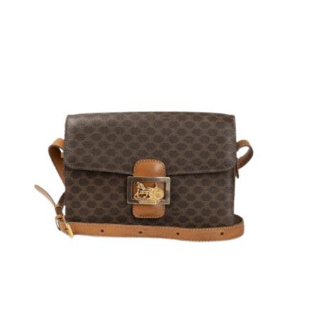 Celine Vintage, Pre-owned Crossbody Bag Bruin, Dames, Maat:ONE Size,voering