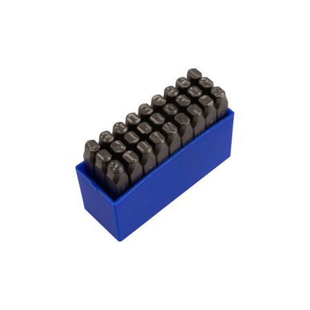 PELA 549855 Bokstavstans 7 mm, 27-pakk, Verksted & bil