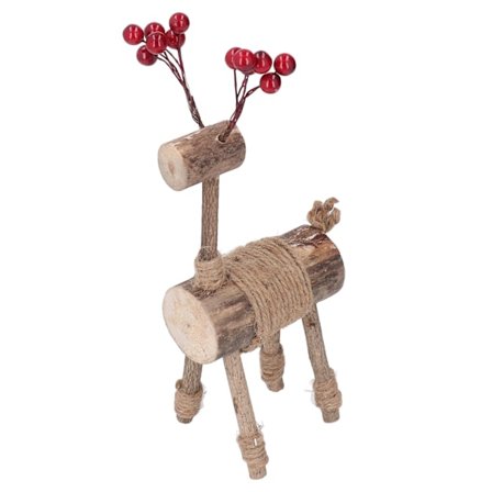 Hirvikoriste Retro Tyylikäs Houkutteleva Koristeellinen Puinen Hirvitaidekoriste Olohuoneeseen Toimistoon