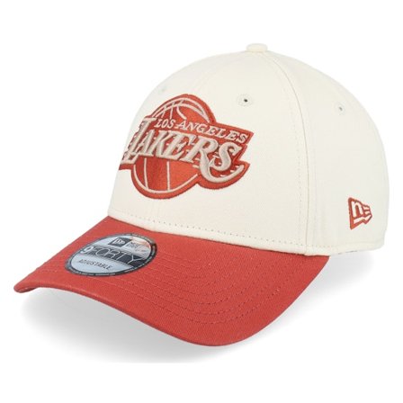 New Era - Beis adjustable Gorra - Los Angeles Lakers Colour Block 9FORTY Stone/Copper Adjustable @ Hatstore