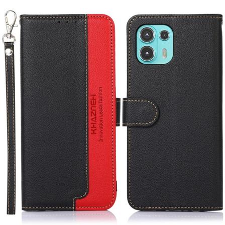 Motorola Edge 20 Lite KHAZNEH Telefoncover - Rød/Sort Black