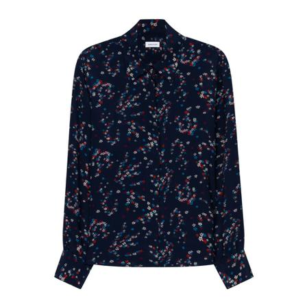 Seidensticker Shirt Blouse Regular fit , Blauw , Dames , Maat: 3XL