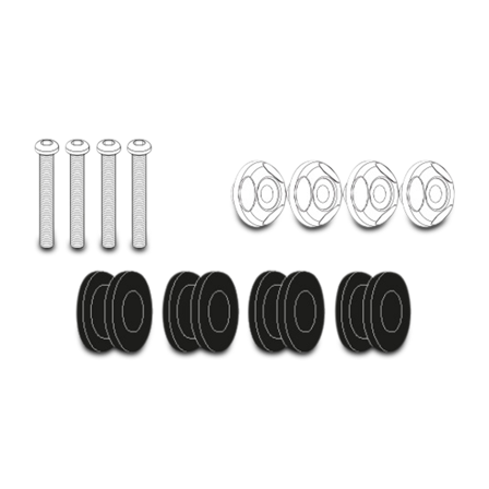 Montagesatz Windschutzscheibe Givi DT-Kit Motorroller - Yamaha N-MAX 125 2021-2022