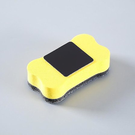 Ensiluokkainen magneettinen valkotaulupyyhin toimistotaulupyyhkeet liitutaulupuhdistin (keltainen, 2 kpl)