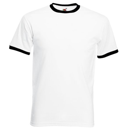 Fruit Of The Loom Herr Valueweight Kortärmad T-shirt M Vit