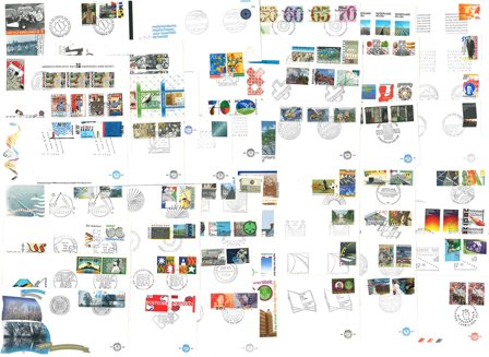 Holland - 50 forskellige førstedagskuverter