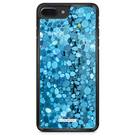 Bjornberry Skal iPhone 8 Plus - Stained Glass Blå