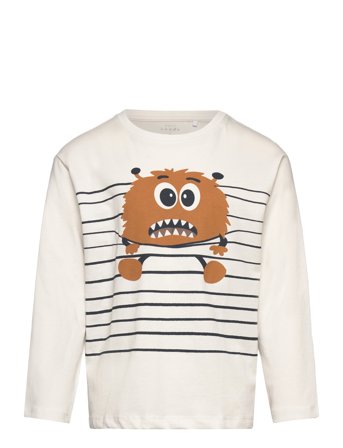 name it Nmmvilasse Ls Nreg Top - Cream - 86