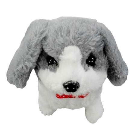 Plysj Robotvalp - Min Realistiske Robotvalp, Robotisk Hund Oppfører Seg Som en Ekte Valp Interaktiv Leke Gave til Barn[D]