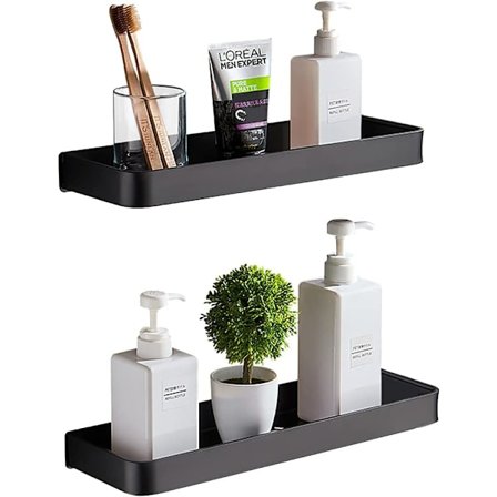 Shower Caddy Ingen borrning, Duschhylla självhäftande duschbask