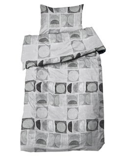 Påslakan Como 2-delar Grå - Redlunds