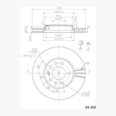 Biltema - BREMSESKIVE