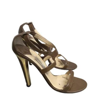 Jimmy Choo Pre-owned Pre-ownedLædersandaler Brun, Dame, Størrelse: 38 EU