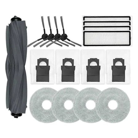 För Bot L10s Plus Robotdammsugare Delar Tillbehör Huvudborste Sidoborste Hepa Filter Moppduk Dammpåse Enligt Bilden