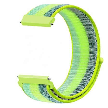 22mm Nylon Sport Quick-Release Rem, Chartreuse