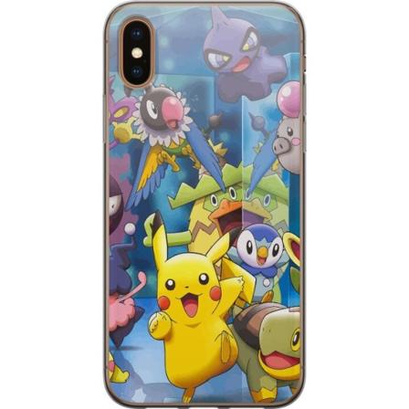 Apple iPhone X Genomskinligt Skal Pokemon
