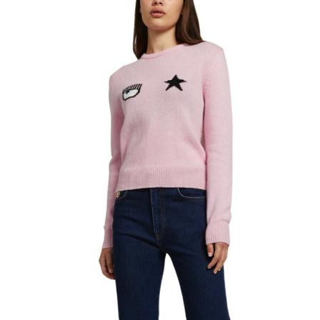 Chiara Ferragni Collection Sweater Pink, Dame