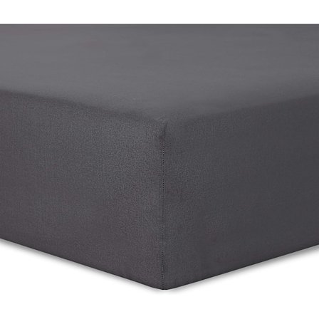 Lagen 150 x 200 cm - Farver: Antracit - Bomuld: 57 Garn - 4 Elastiske Hjørner