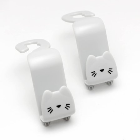 Söpö Kissa Koukku Sarjakuva Vaateripustin Auton Järjestäjä ja Laukun Järjestäjä - 2-osainen Yleismallin Takaistuimen Koukkusetti