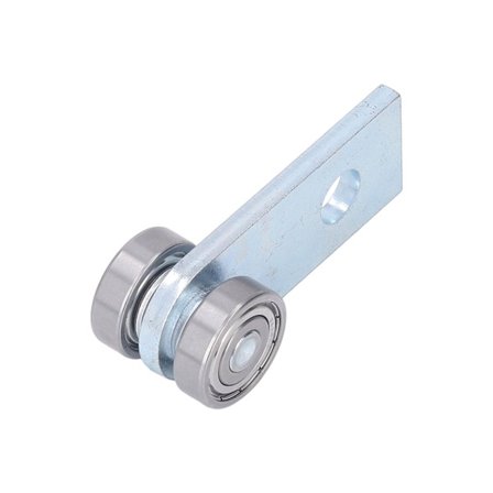 Karbonstål Rustfritt Stål 2 Hjul Trallemontering Ruller Høyere Støttekanal