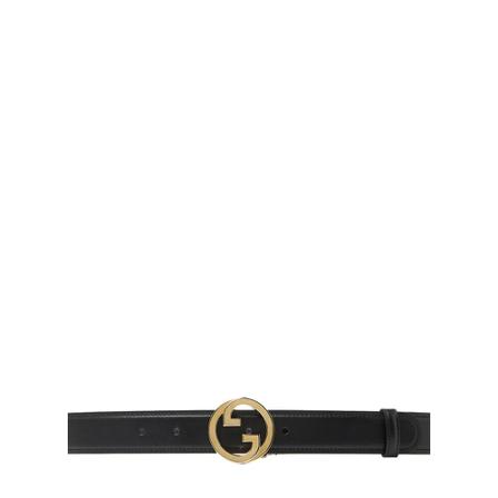Gucci, Belts Zwart, Dames, Maat:90 CM,leer
