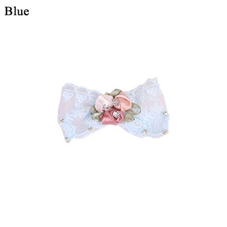 Hårklämmor Rosett Hårnålar BLÅ