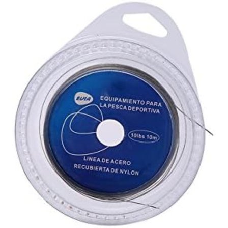 5 meter rustfritt stål sporingsfiskesnøre fiskesnøre med 10