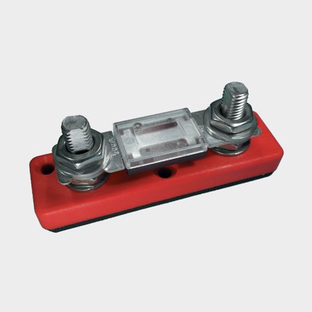 Uchwyt bezpiecznika Skyllermarks XSV, na 1 bezpiecznik płytkowy, M10, 50 V, 750 A - Jachtowa