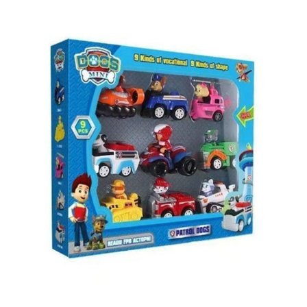 Wangwang børns træk tilbage team legetøj patruljevogn hundeteam redningsbil Redningskøretøj Sæt Pædagogisk legetøj til børn