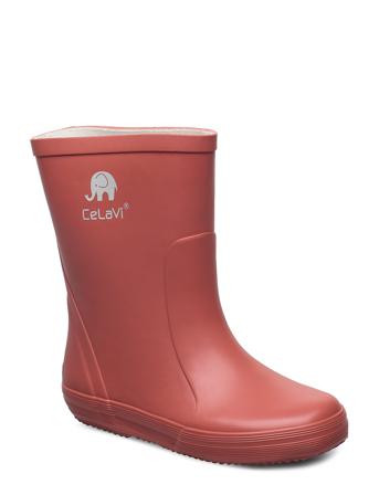 Basic Wellies -Solid Shoes Rubberboots High Rubberboots Unlined Rubberboots Rød CeLaVi