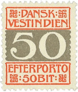 Dansk Vestindien - AFA 8B - Postfrisk