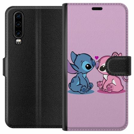 Huawei P30 Plånboksfodral Lilo And Stitch