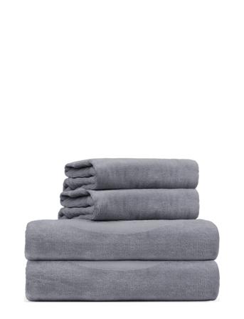 Organic Towel 45X65Cm Home Textiles Bathroom Textiles Towels & Bath Towels Harmaa Rosemunde
